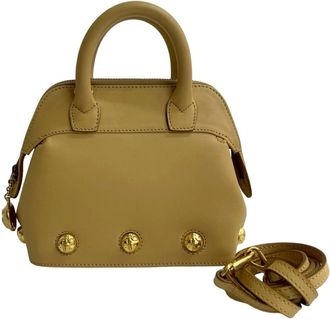 Ferragamo Leather Handbag Shoulder Bag (Pre-Owned)