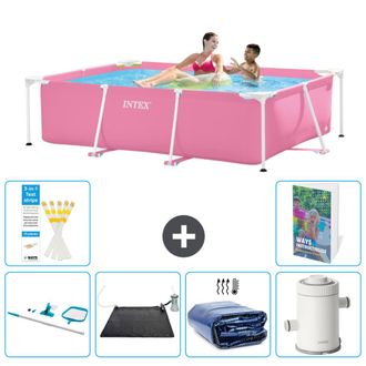 Intex Piscina Con Estructura Rectangular - 220x150x60 Cm - 7-piezas S61