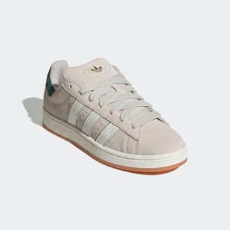 adidas Sneaker ADIDAS ORIGINALS CAMPUS 00S, Herren, Gr. 38,5, weiss (aluminium, sanftes wei&szlig;, collegiate gr&uuml;n), Leder, Schuhe Sneaker