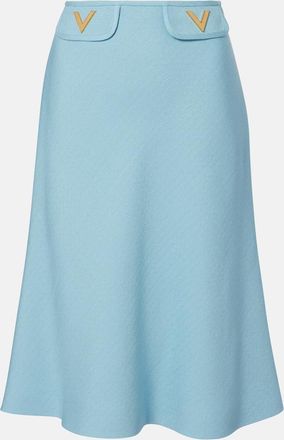 Valentino Gonna midi VLogo in canvas