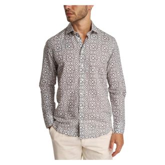 Bastoncino Camicia Bastoncino - Heren - Casual Overhemden - Grijs - M - Katoen - Overhemden