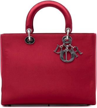 Dior Pre-owned Dior Large Satin Lady Ladies 3HMPON2O431ZVAIX