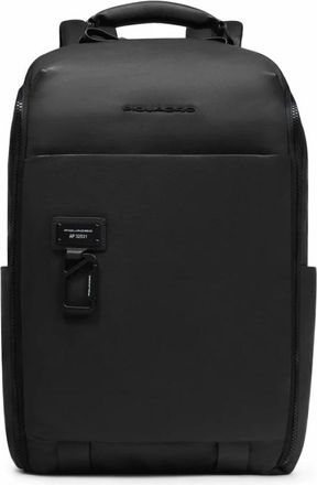 Piquadro Harper Travel Rugzak 15.6 - Heren - Rugzakken - Zwart - ONE Size - Leer - Tassen