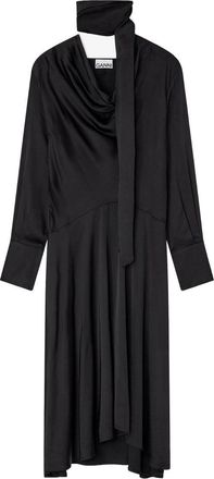 Ganni Midikleid mit Schal