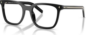 Prada 53mm Rectangle optical glasses in Black at Nordstrom