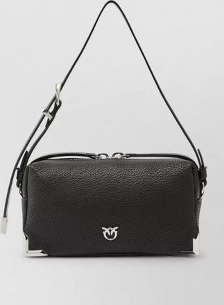 Pinko mini sheepskin clutch bag