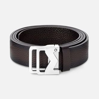 Montblanc M Buckle Sfumato Leather Belt 131180