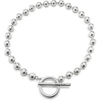 UNOde50 Sterling silver-plated short chain necklace at Nordstrom