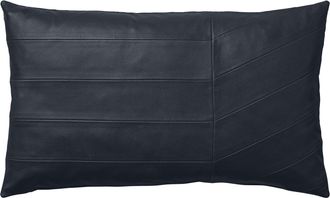 AYTM Design Lederkissen Coria 50 x 30 cm - Navy