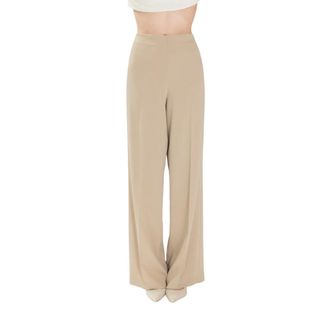 P.A.R.O.S.H. Wide Trousers, female, Beige, M, Panty Palazzo Trousers