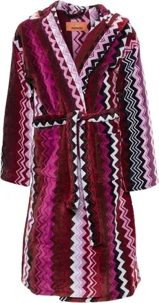 Missoni Home Giacomo Hooded Bathrobe - - Nightwear & Lounge - Donna - Multicolore - L