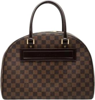 Louis Vuitton Pre-owned Nolita Handbag - Dames - Vintage Handtas - Bruin - ONE Size - Vintage