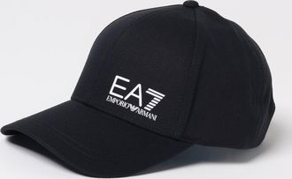 Emporio Armani Cappello EA7 in cotone con stampa logo
