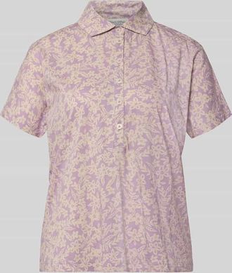 Marc O'Polo Relaxed Fit Poloshirt aus reiner Baumwolle in Lavender, Gr&ouml;&szlig;e XXL