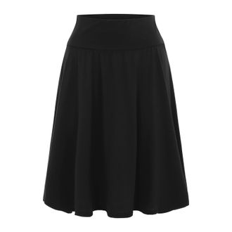 Generic A Line Skirt Womens Midi Skirt Womens Knee-Length Sports Skirt Womens Without Trousers High Waist Skirts Elastic Waist Wrap Skirt for Women Skirt Swin