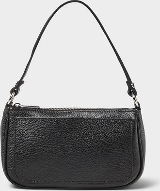 Simons Womens Pebbled leather crossbody bag Exclusive collection from Italy