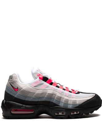 Nike Air Max 95 Solar Red sneakers - unisex - Rubber/Suede/Polyester/Polyester - 10.5 - Black