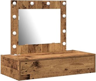 vidaXL Mesa de tocador Marrón 83 x 40 x 70 cm Madera contrachapada Vidaxl