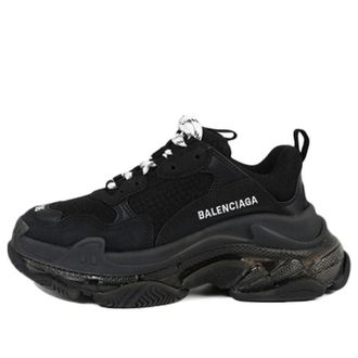 Balenciaga (WMNS) Balenciaga Triple S Sneaker Clear Sole - Black 544351W2FB11000