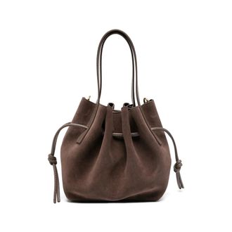 Yuzefi Mini Scallop Suede Tote Bag