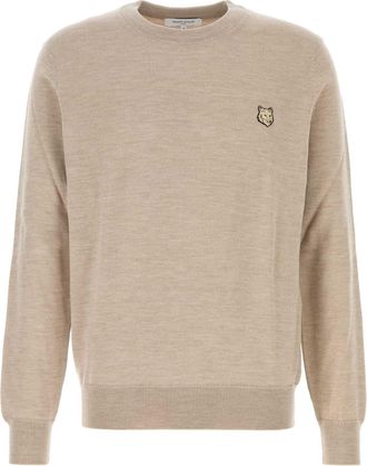 Maison Kitsuné Cappuccino Wool Sweater