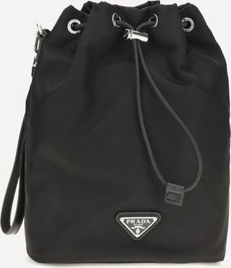 Prada Re-Nylon and Saffiano leather Bucket Bag Male UNI