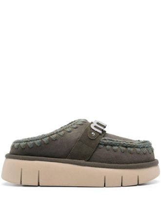 Mou Bounce Clog slippers - Groen