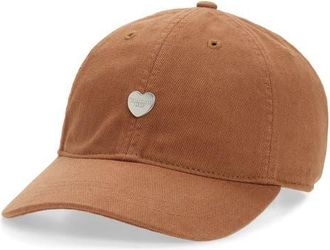 Carhartt Work in Progress Heart Ball Cap in Hamilton Brown /Silver at Nordstrom