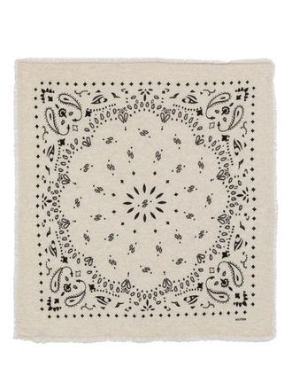 Kujten Scarf Cashmere Hachiko Grand Bandana Imprime
