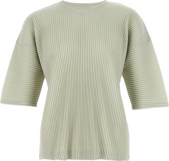 Homme Plissé Issey Miyake Mc March T Shirt Grigio-Uomo