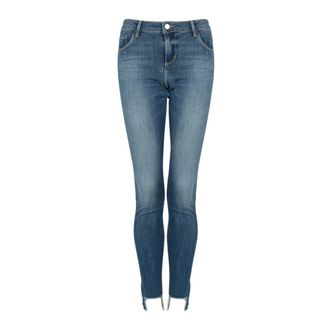 Guess Skinny Mid Jeans - Dames - Jeans - Blauw - Maat: W30 Zijde