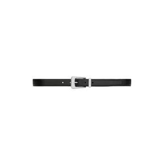 Saint Laurent Folk Belt - male - Saint Laurent - Belts - Black - 105 CM - Accessories