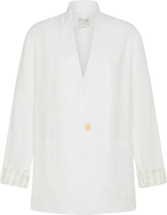 Forte_Forte Blazers - Dames - Blazers - Wit - XS - Jassen