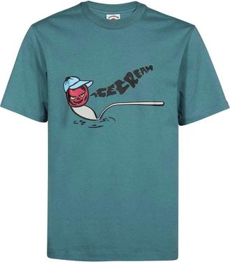 Icecream Hombre, Camisetas, Azul, Talla: S