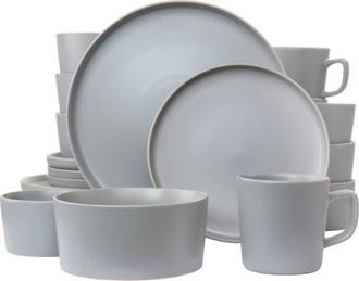 Elama Luxmatte Light Grey 20 Piece Dinnerware Set at Nordstrom