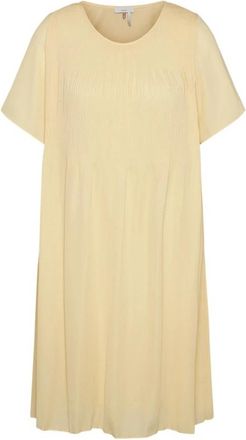 Cinque Cibarisa Zomerjurk - Dames - Zomerkleedjes - Beige - M - Polyester - Kleedjes