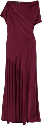 Lauren Ralph Lauren Gedrapeerde maxi-jurk - Rood