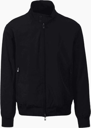 A|X Armani Exchange Mens Soft Shell Navy Harrington Jacket - Size: 44/Regular