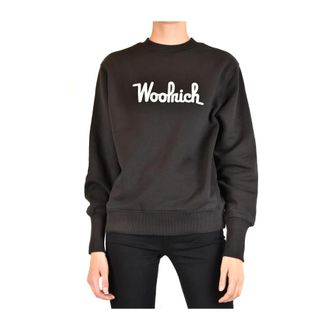Woolrich Stijlvolle Sweaters voor elke gelegenheid - Dames - Sweatshirts - Zwart - XS - Hoodies & sweatvesten