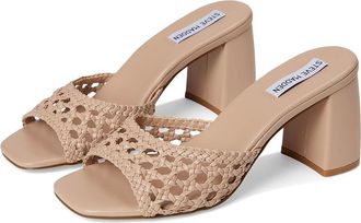 Steve Madden Mania Womens Sandals Blush : 7.5 M, Leather/Rubber