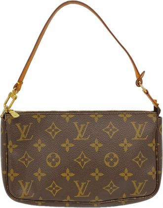 Louis Vuitton Brown Pouch (Pre-Owned)