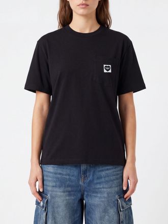 Carhartt Work in Progress T-shirt in cotone a girocollo con tasca a toppa e logo