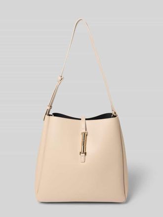 Seidenfelt Manufaktur Crossbody Bag in Leder-Optik Modell LOVIISA in Stein, Gr&ouml;&szlig;e 1