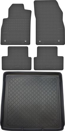 OEM Opel Astra Iv J Kombi De 09.2010 A 03.2016 Set - Alfombrillas De Goma Para Coche + Alfombrilla Para Maletero
