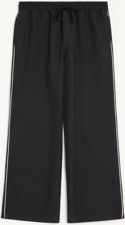 Valentino Pantaloni Valentino in nylon con patch VLogo Uomo NERO XXL