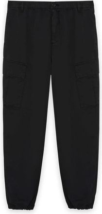 Lyle & Scott Ripstop Cargo Broek met Manchetten - Heren - Straight fit broeken - Zwart - W28 L30 - Katoen - Broeken