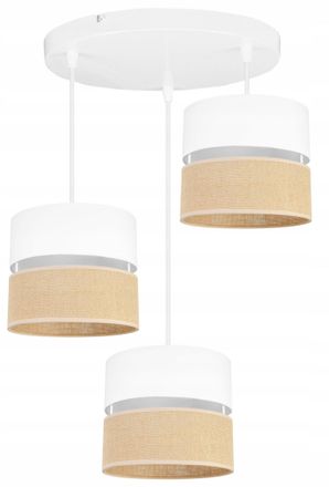 OEM L&aacute;mpara Colgante, L&aacute;mpara De Techo, Pantalla 20 Cm Blanca