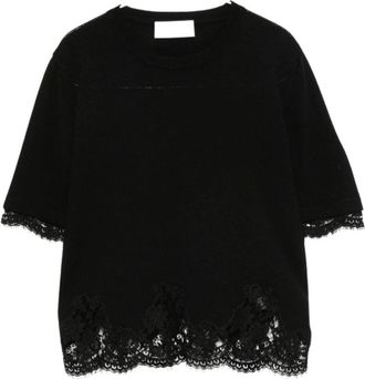 Ermanno Scervino T-Shirts - Dames - T-shirts - Zwart - S - Tops