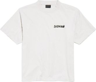 Balenciaga Masking Tape Cotton T-shirt