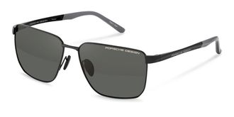 Porsche Design P86004 Polarized A416 Mens Sunglasses Black Size 60